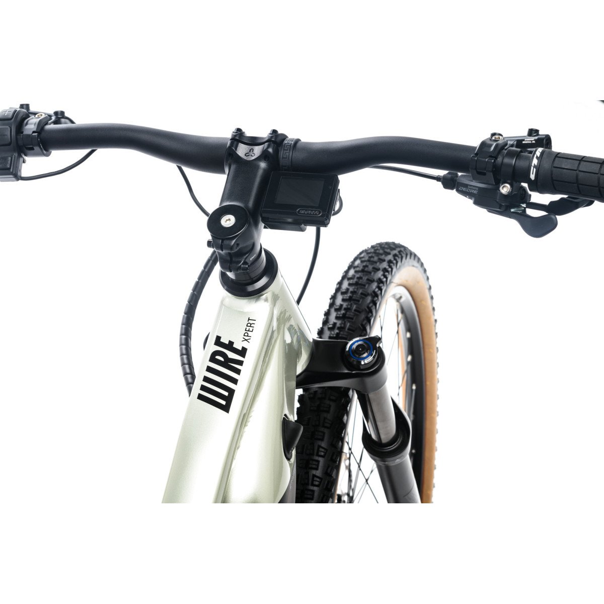Elektrinis dviratis CTM Wire Xpert e-MTB 29" green-beige pearl - matt black Elektrinis dviratis CTM Wire Xpert e-MTB 29" green-beige pearl - matt black