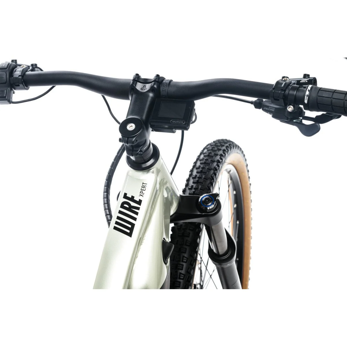 Elektrinis dviratis CTM Wire Xpert e-MTB 29" green-beige pearl - matt black Elektrinis dviratis CTM Wire Xpert e-MTB 29" green-beige pearl - matt black
