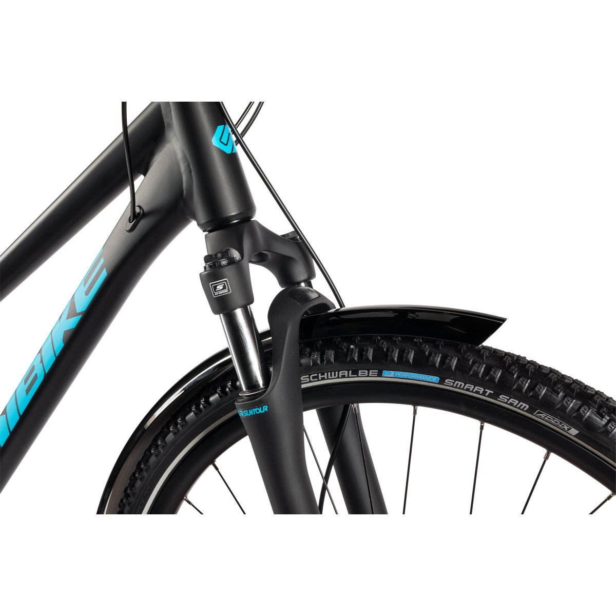 Unibike Flash EQ LDS 2025 black hibridinis dviratis Unibike Flash EQ LDS 2025 black hibridinis dviratis