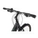 Unibike Flash EQ LDS 2025 black hibridinis dviratis Unibike Flash EQ LDS 2025 black hibridinis dviratis