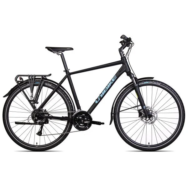 Unibike Flash EQ GTS 2025 black dviratis