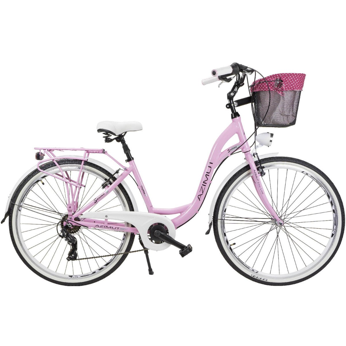 AZIMUT Sarema 26" ALU TX-7 2025 pink dviratis AZIMUT Sarema 26" ALU TX-7 2025 pink dviratis
