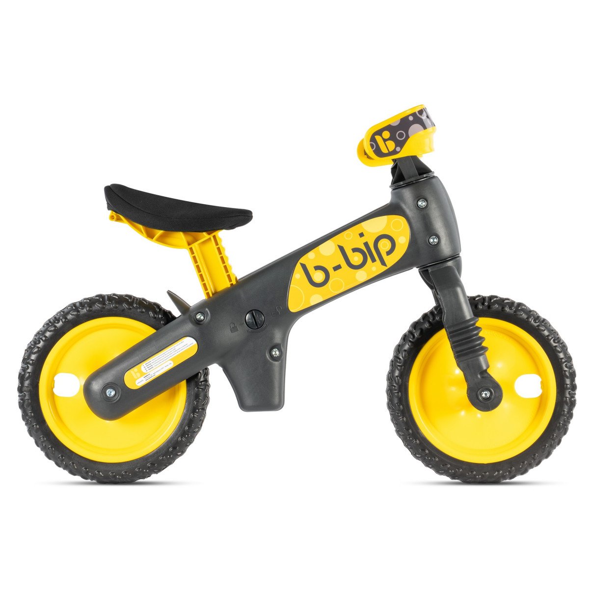 Bellelli B-Bip dark grey-yellow balansinis dviratukas