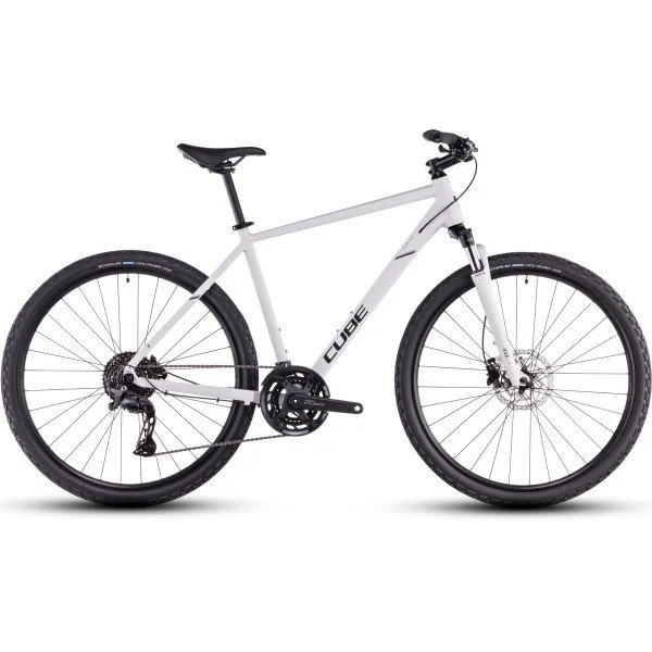 Cube Nature Pro cotton'n'grey 2025 hibridinis dviratis