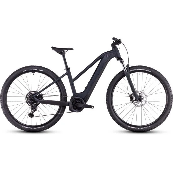 Cube Reaction Hybrid Performance 500 Trapeze 27.5 night'n'black 2025 elektrinis kalnų dviratis