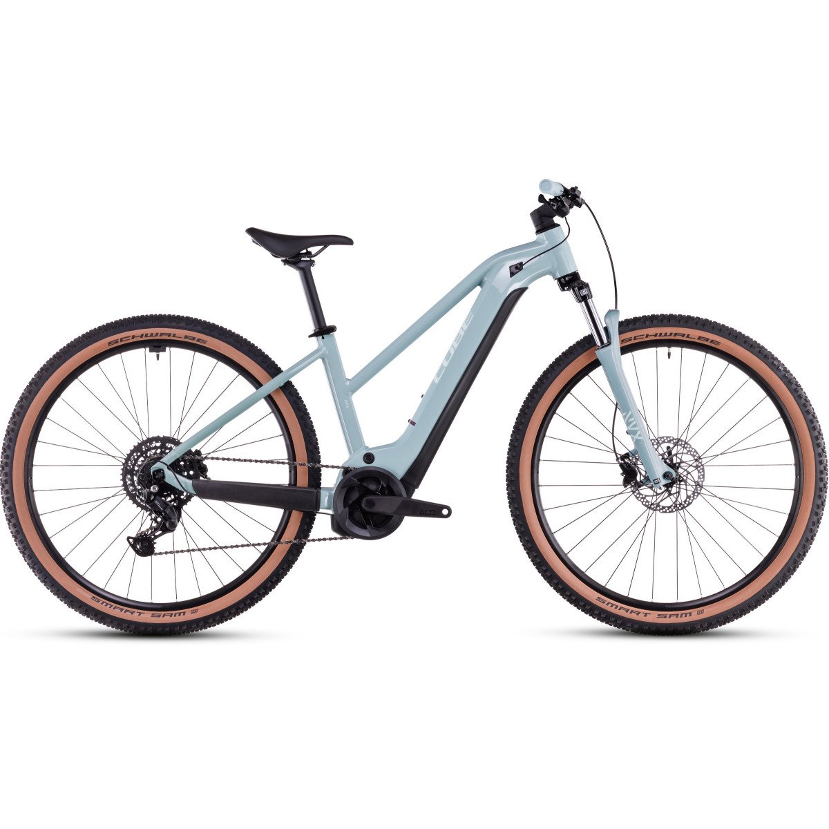 Cube Reaction Hybrid Performance 625 Trapeze 29 skylightblue'n'white 2025 elektrinis kalnų dviratis