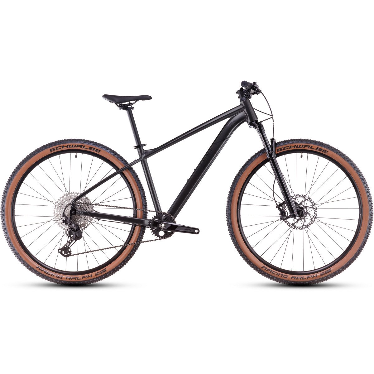 Cube Reaction SLX 29 slateblack'n'black 2025 kalnų dviratis