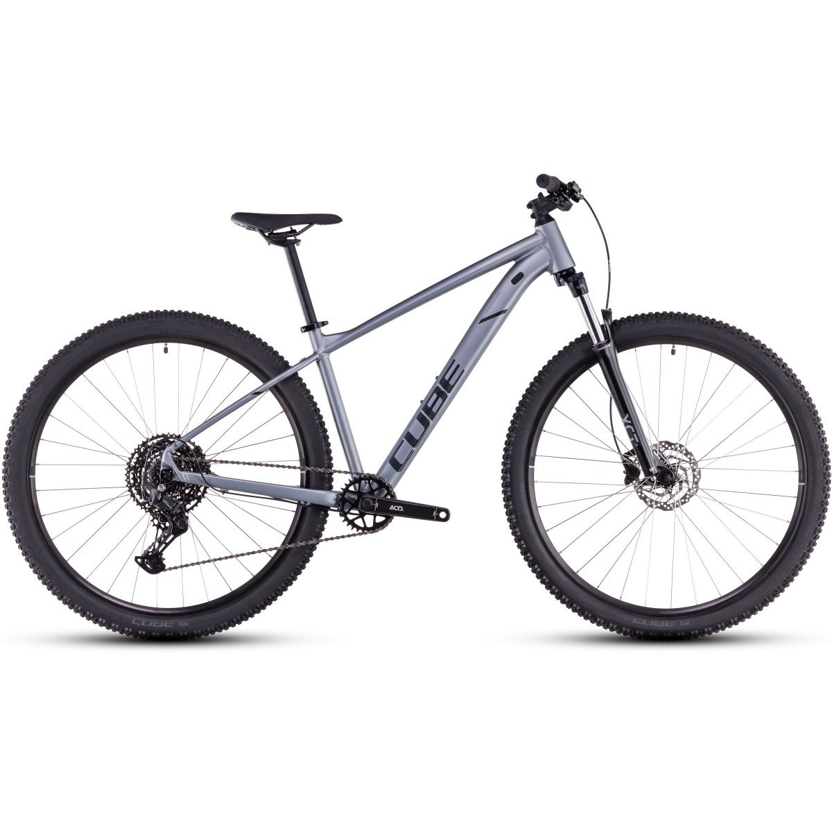 Cube Aim Race 29 slategrey'n'rainbowblack 2025 kalnų dviratis