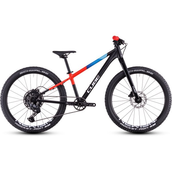 Cube Reaction 240 Pro black'n'blue'n'red 2025 dviratis