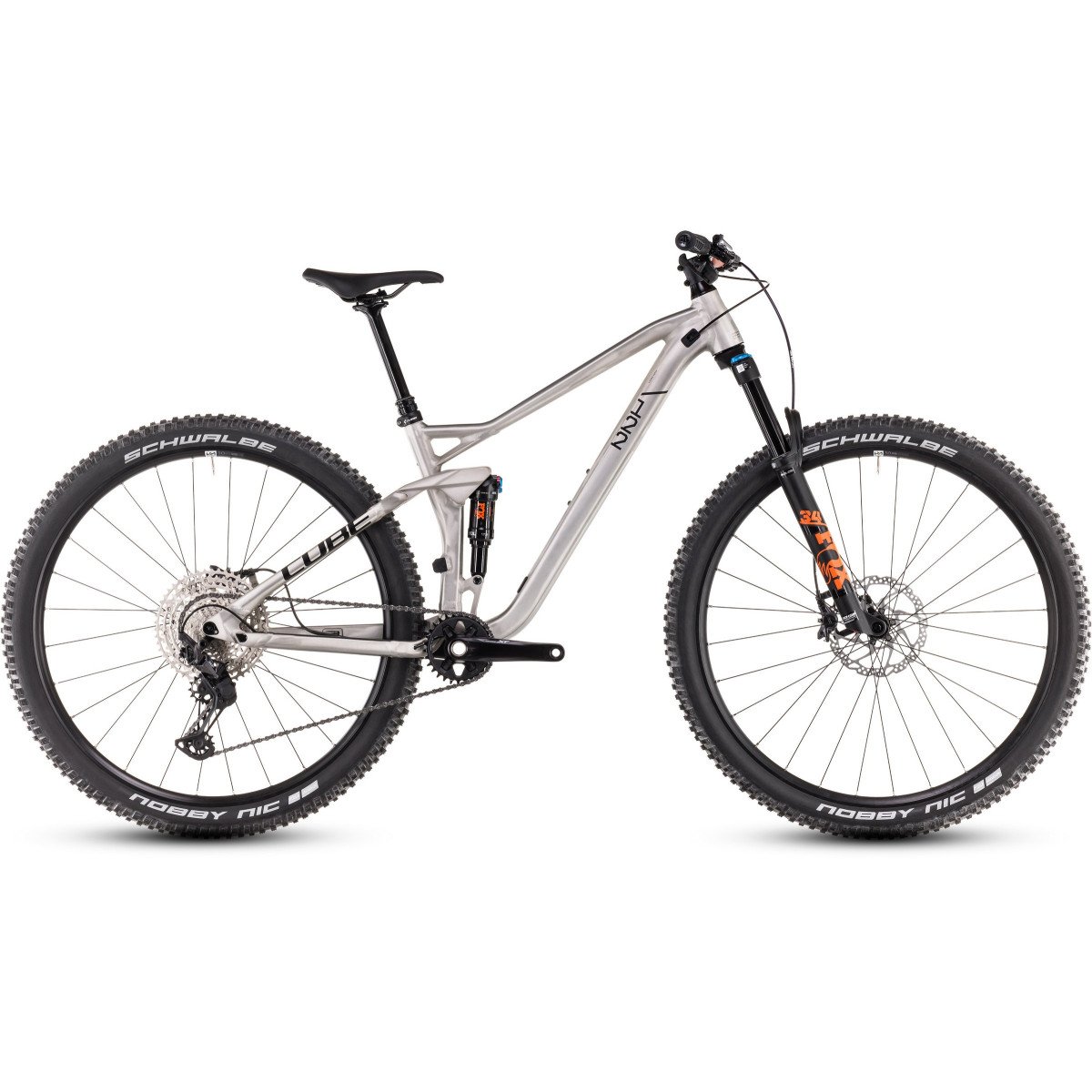 Cube Stereo ONE22 Race 29 rawmetal'n'black 2025 dviratis