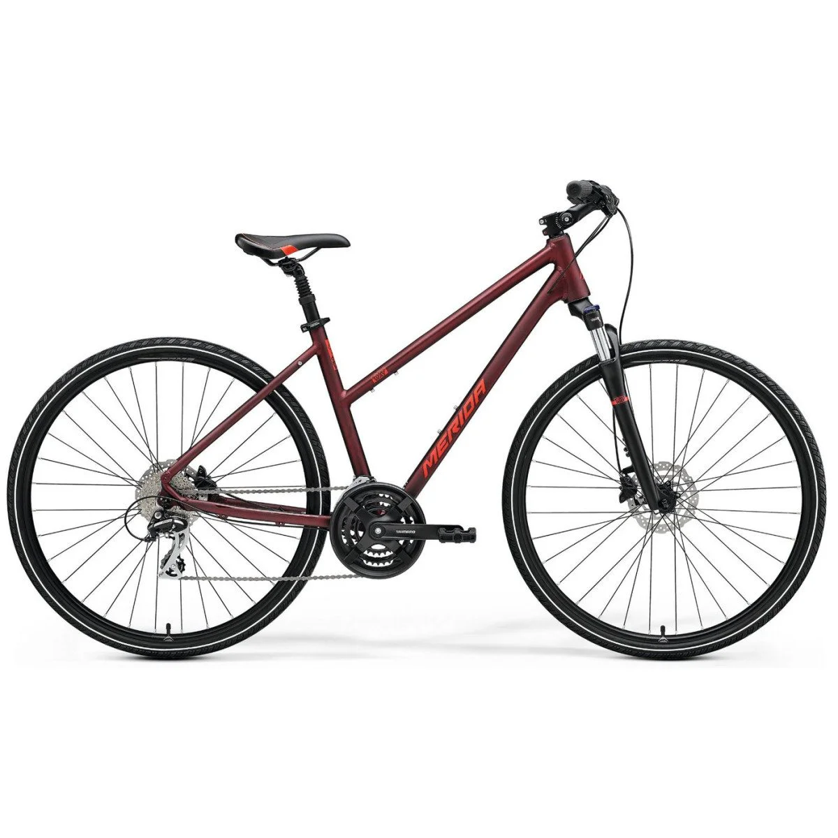 Merida CROSSWAY 20 matt burgundy red