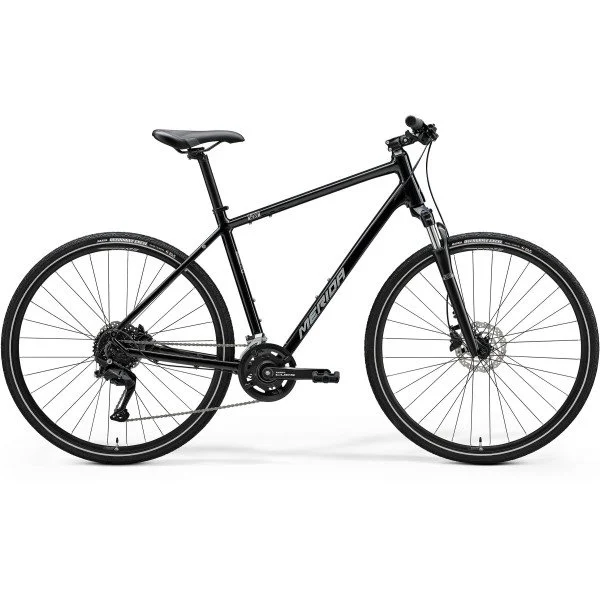 Merida Crossway 100 III2 glossy black(silver) dviratis