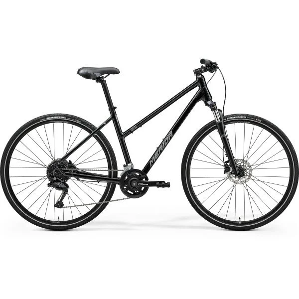 Merida Crossway 100 III2 Lady glossy black(silver) dviratis