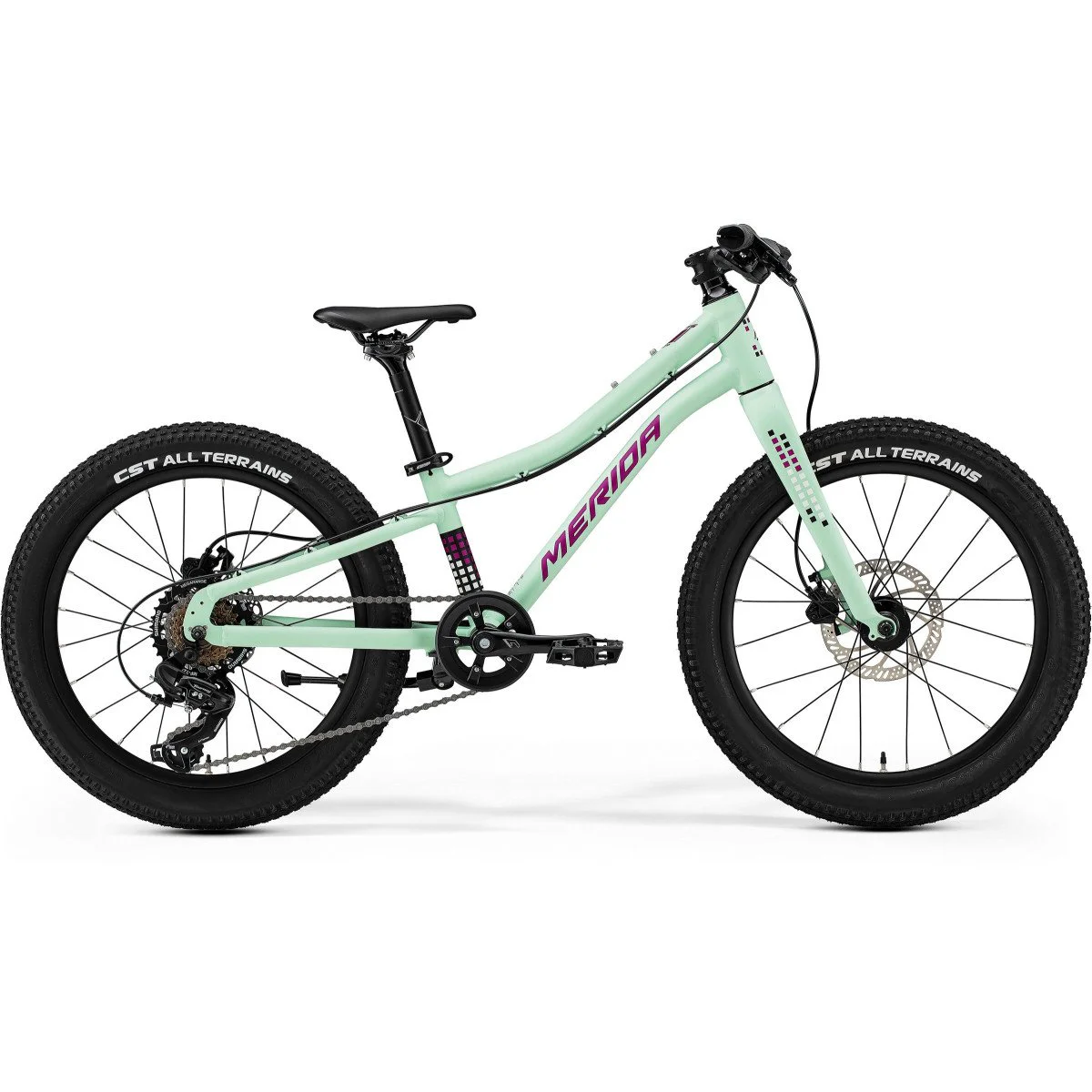 Merida Matts J.20+ I3 matt mint(purple/wht/blk) dviratis