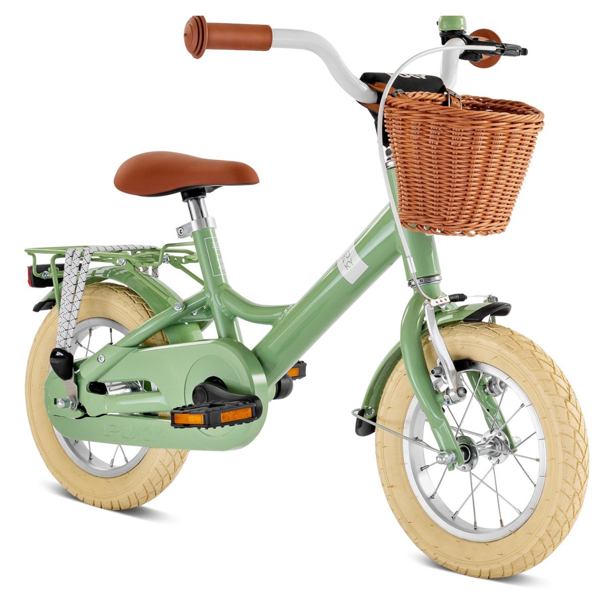 PUKY Youke 12 Classic Alu reto green dviratis