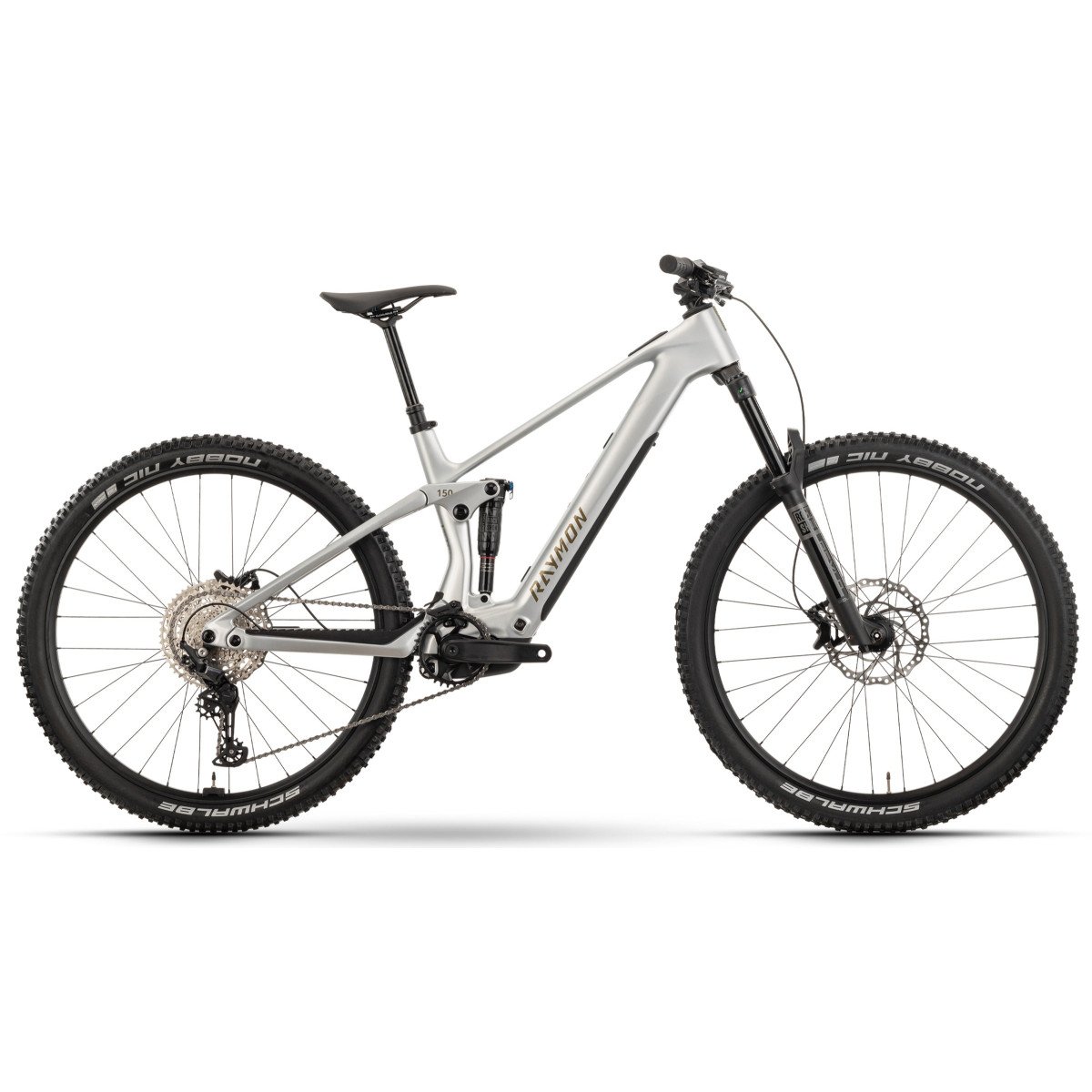 Raymon Airok 29" 2025 silver stealth-taupe elektrinis dviratis
