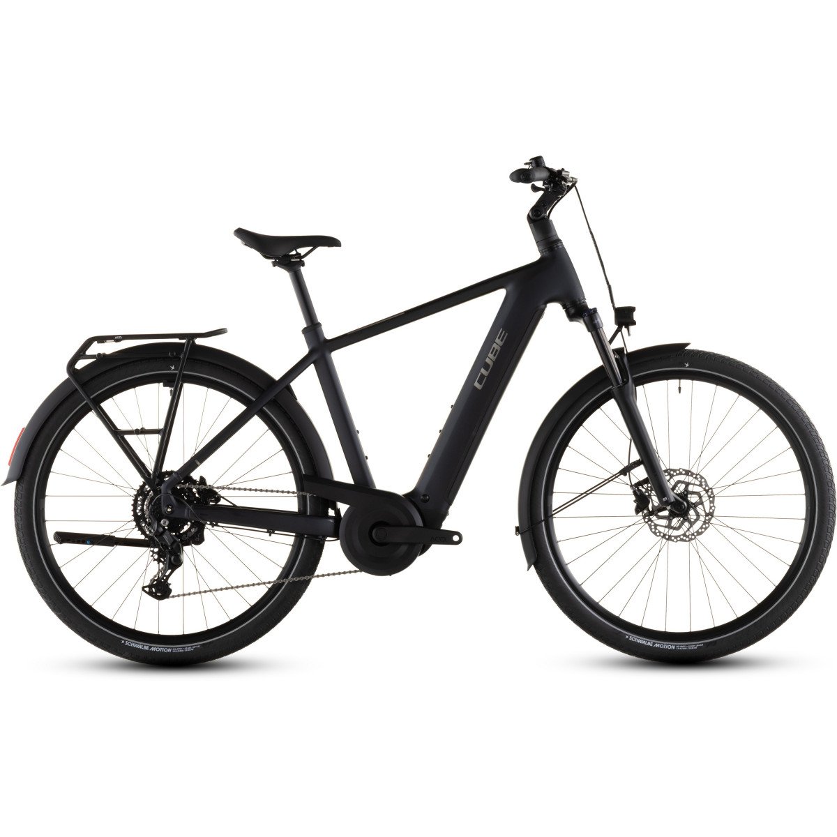 Cube Touring Hybrid ONE 600 coal'n'chrome 2026 elektrinis dviratis