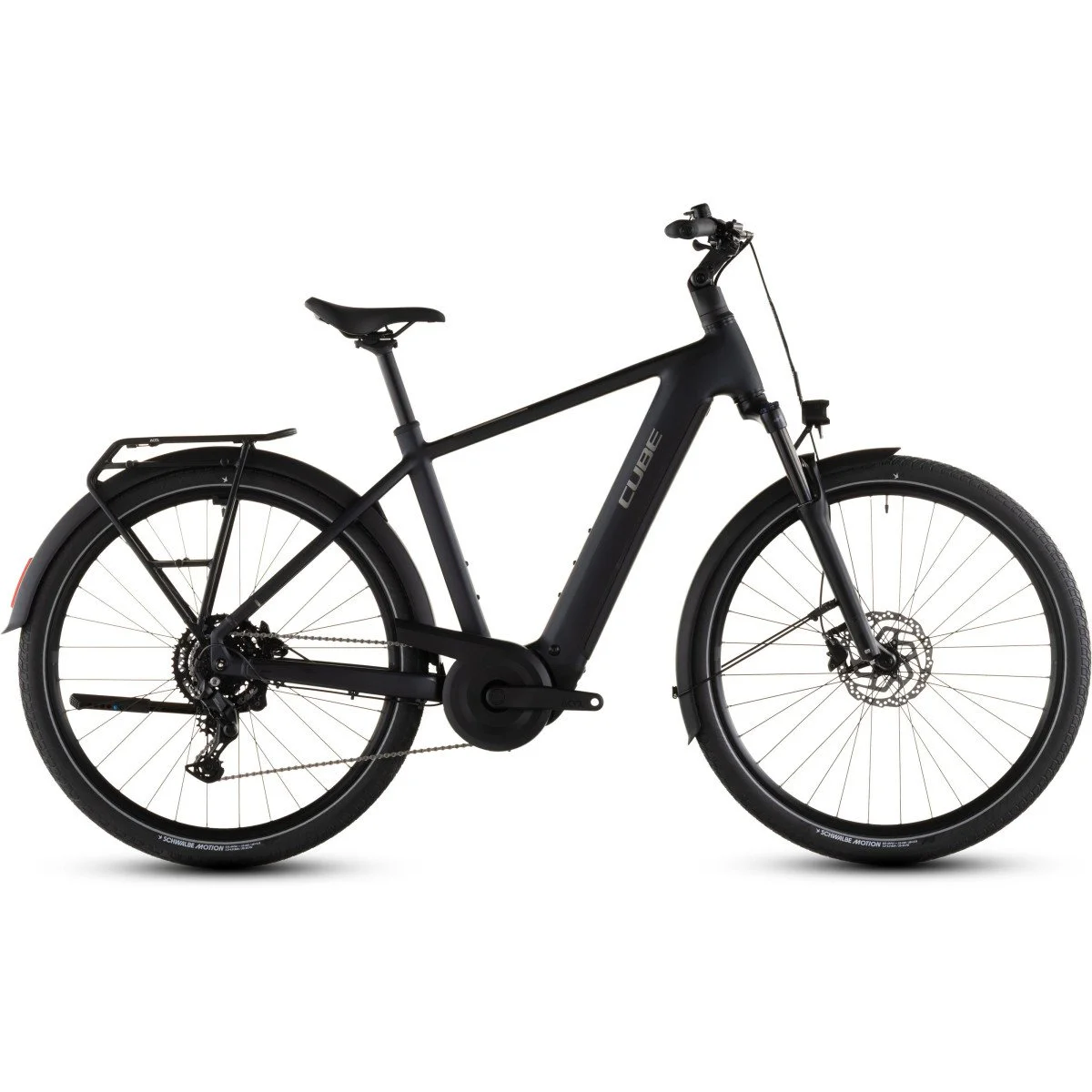 Cube Touring Hybrid ONE 600 coal'n'chrome 2026 elektrinis dviratis