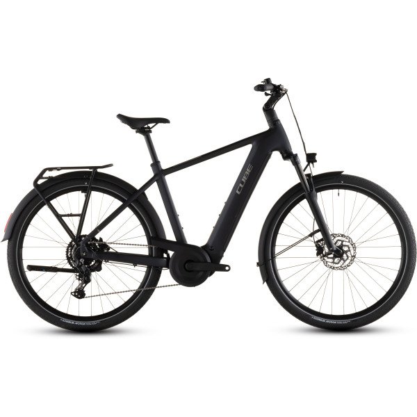 Cube Touring Hybrid ONE 600 coal'n'chrome 2026 elektrinis dviratis
