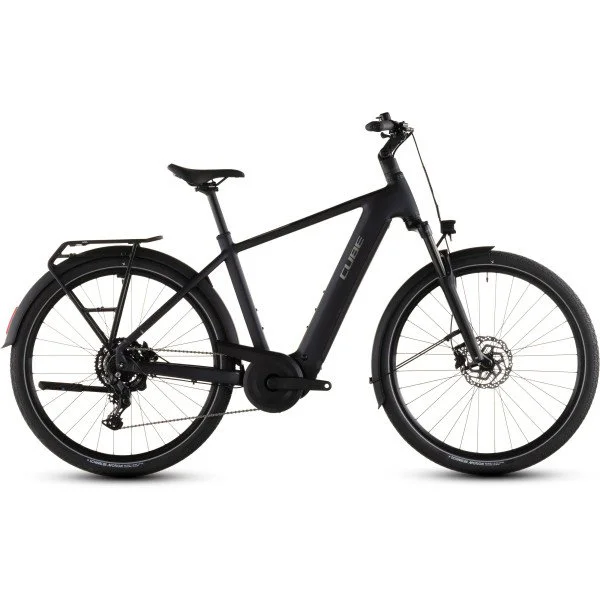 Cube Touring Hybrid ONE 600 coal'n'chrome 2026 elektrinis dviratis