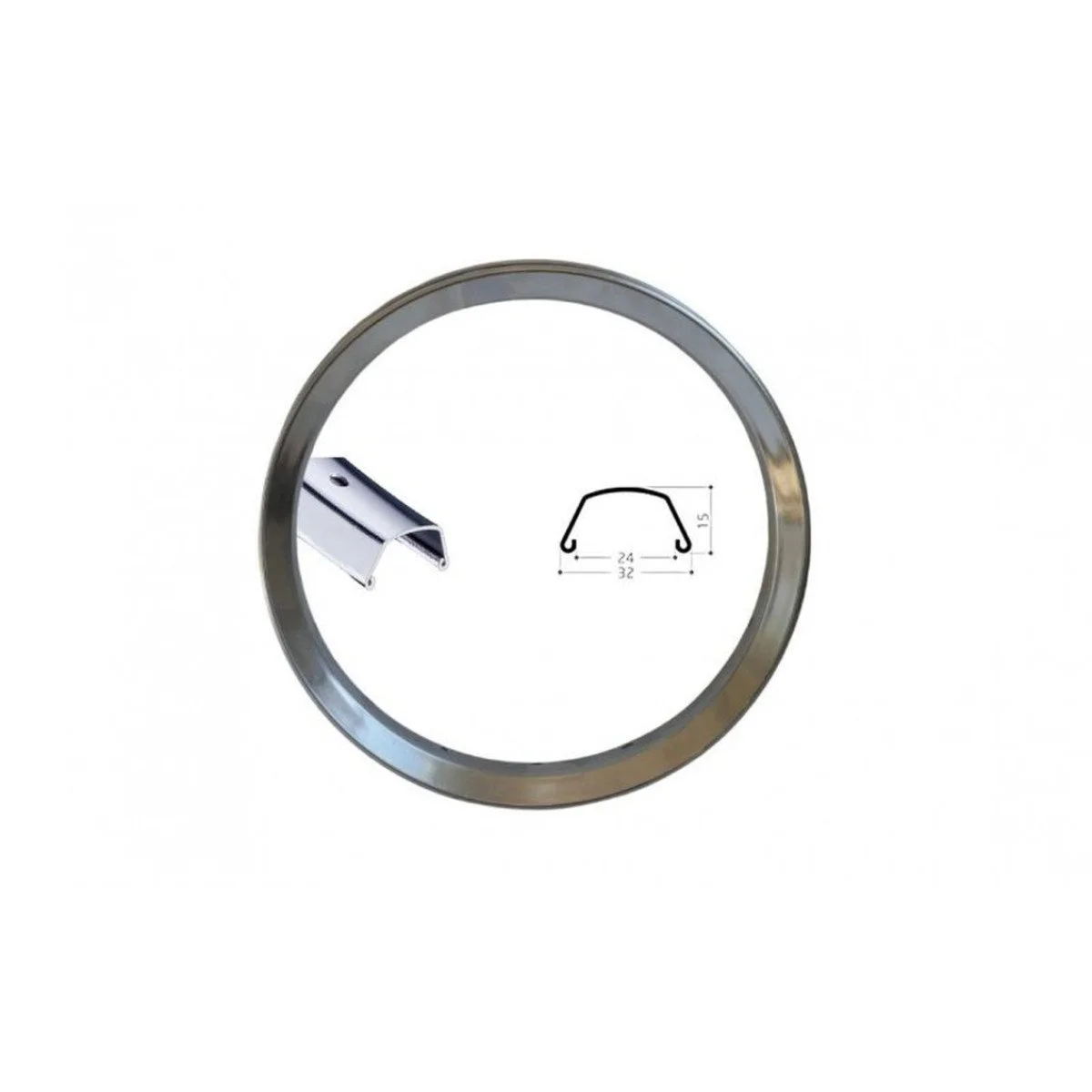 Shining 12" 7A SS Falcon Galinis ratas