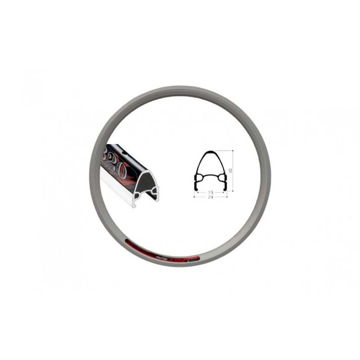 Shining A-320 Nut MF 24" galinis ratas Shining A-320 Nut MF 24" galinis ratas