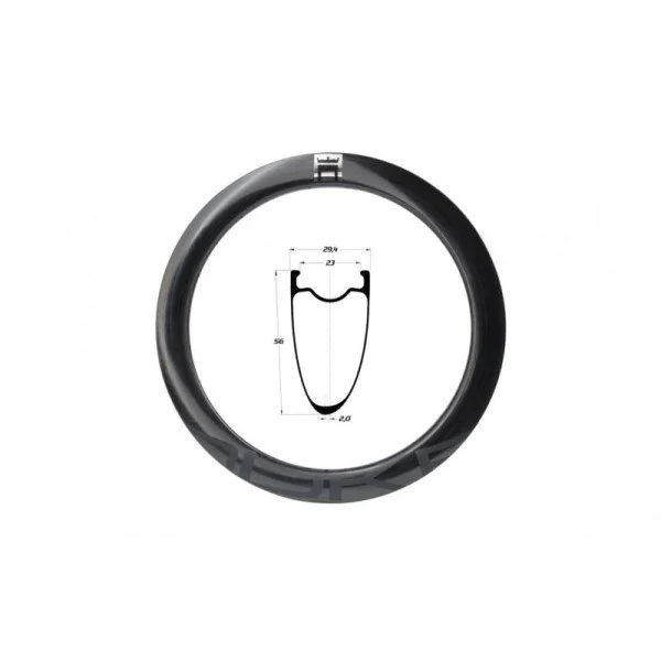 Duke 700C Baccara X 56 SLR2 Disc Brake Ratlankis | 24H / anglies pluoštas