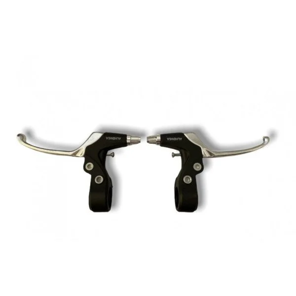 Stabdžių rankenėlės Alhonga V-brake 3 pirštams aliuminis-plastikas