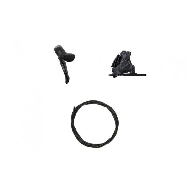 Shimano BL-RS717-L / BR-RX410 GRX Di2 stabdžių pavarų rankenėlė su hidrauliniais stabdžiais | priekis