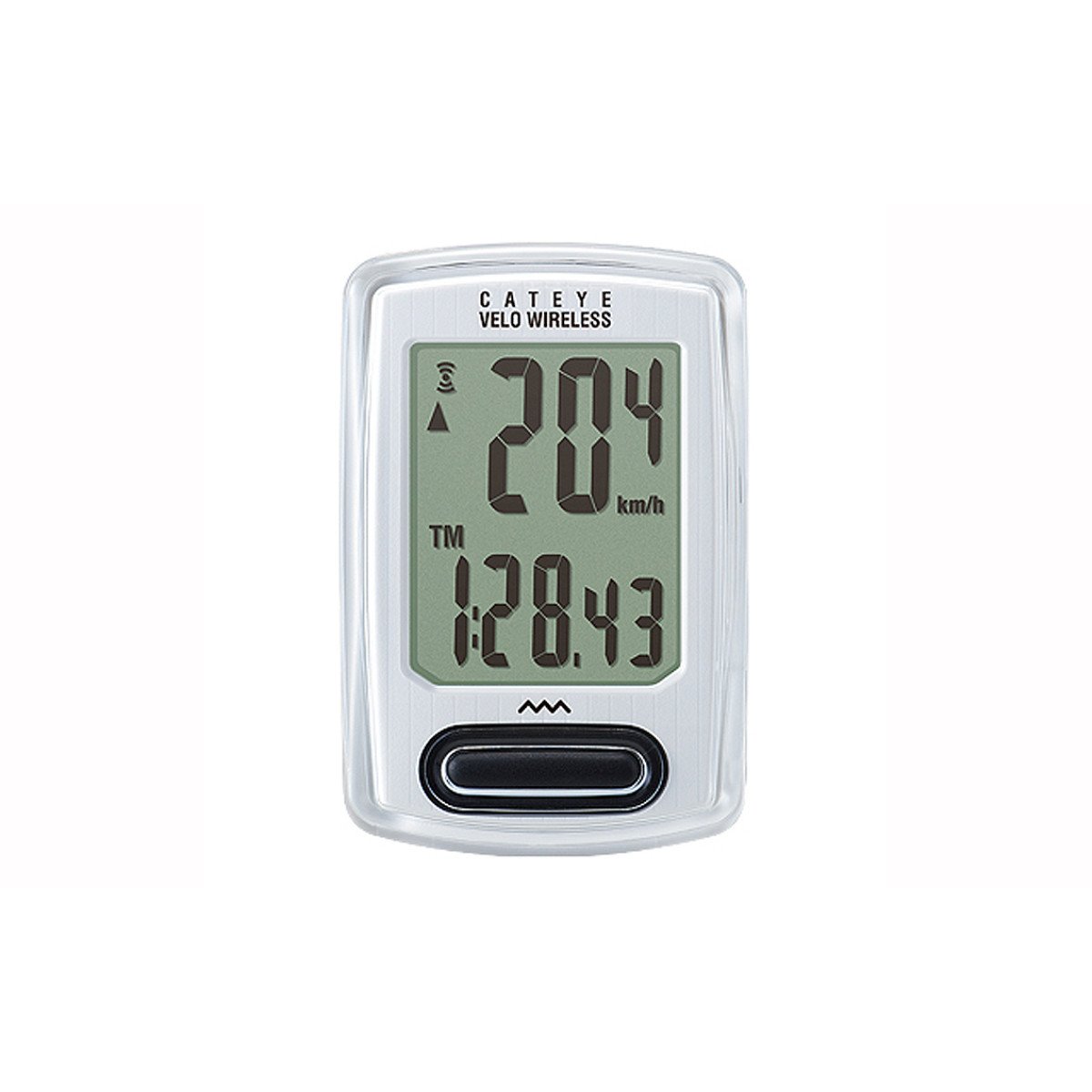 Spidometras Cat Eye Velo Wireless White Spidometras Cat Eye Velo Wireless White