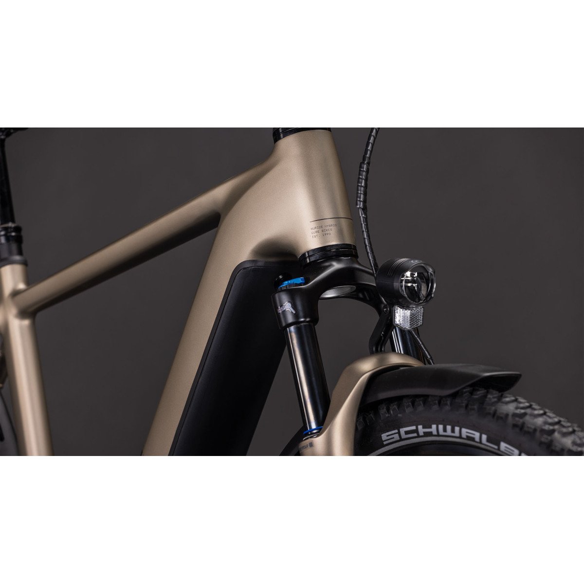 Cube Nuride Hybrid Pro 800 flashstone'n'chrome 2026 elektrinis dviratis