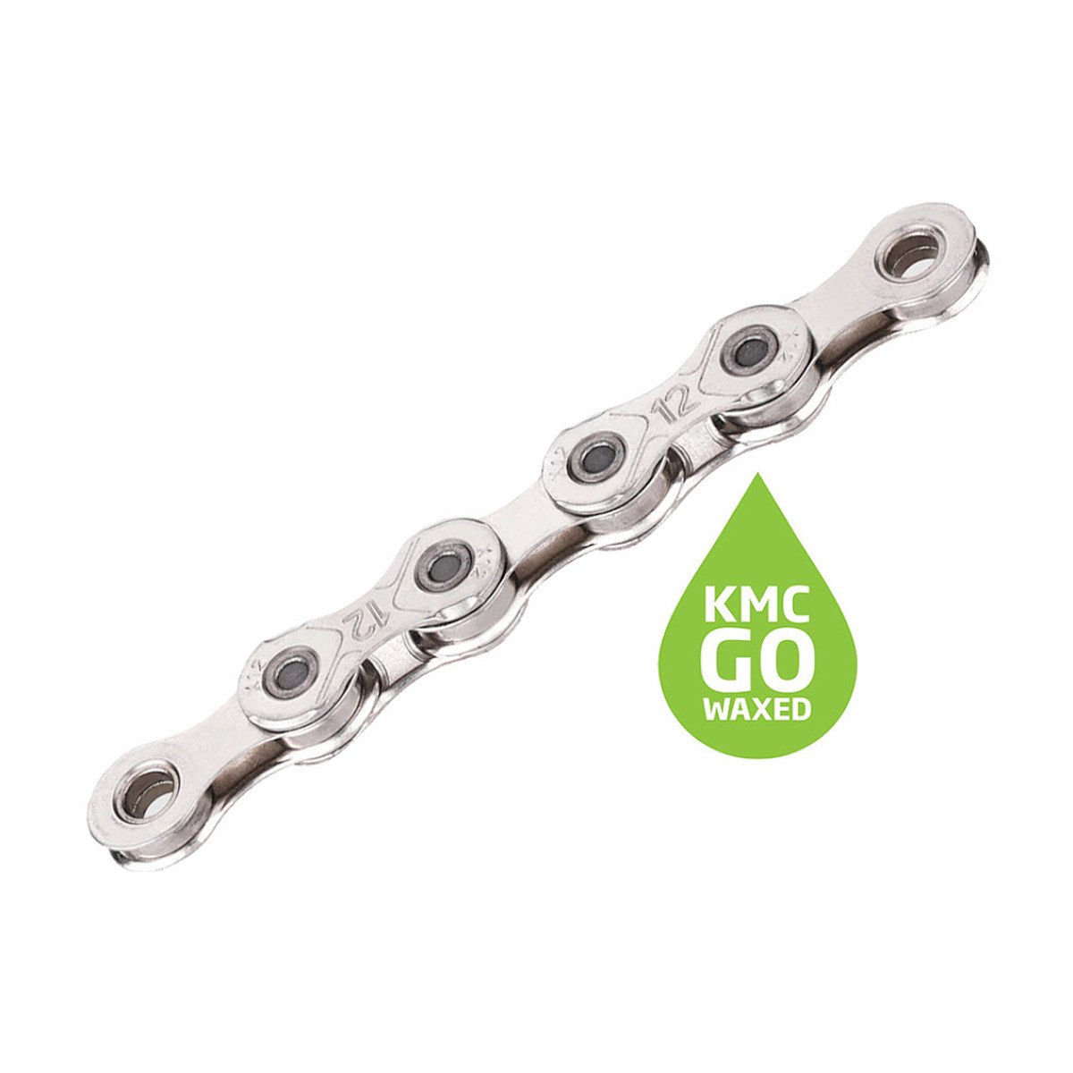 KMC X12 Silver Waxed 126L grandinė | 12 pavarų