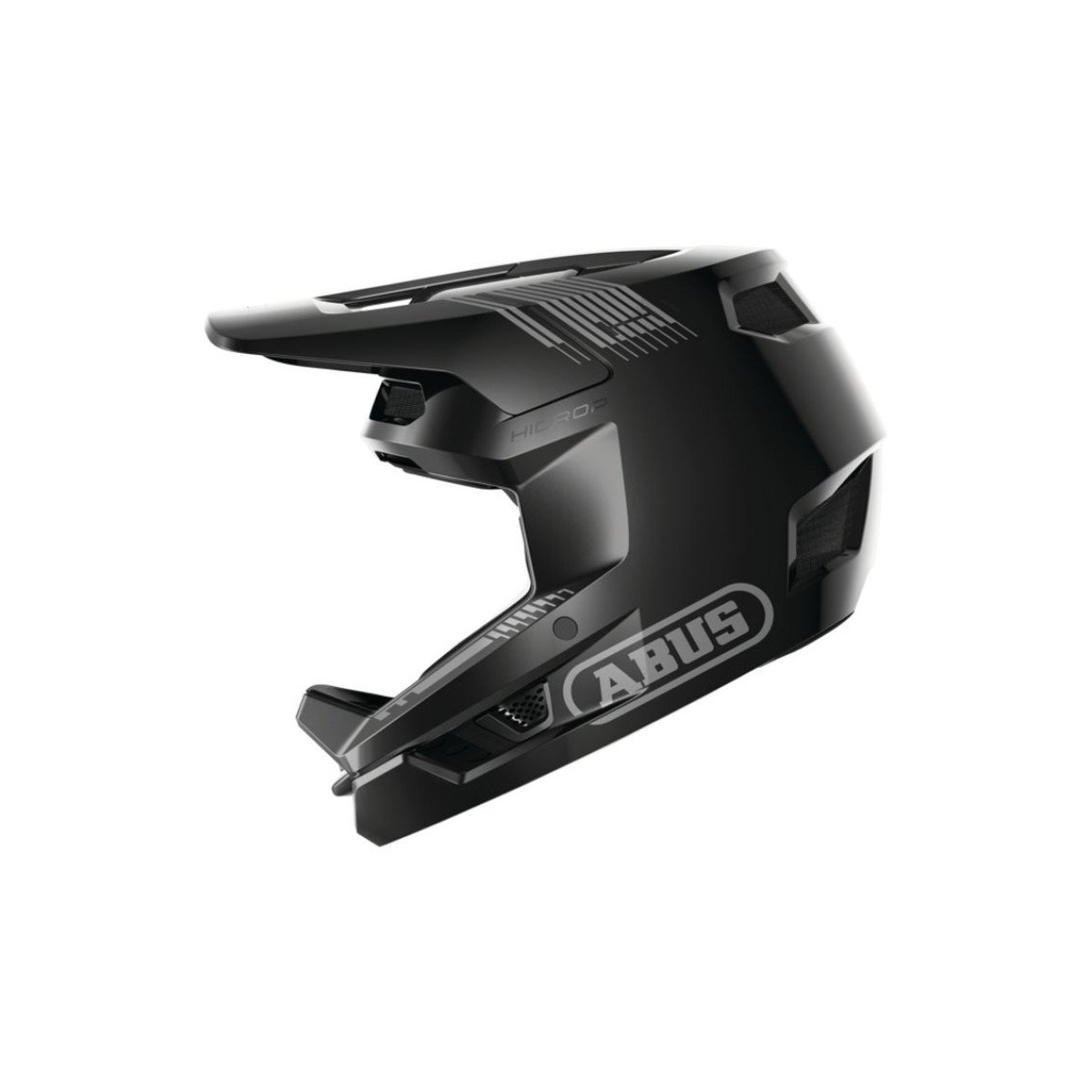 ABUS HiDrop Muted Black pilno veido MTB šalmas