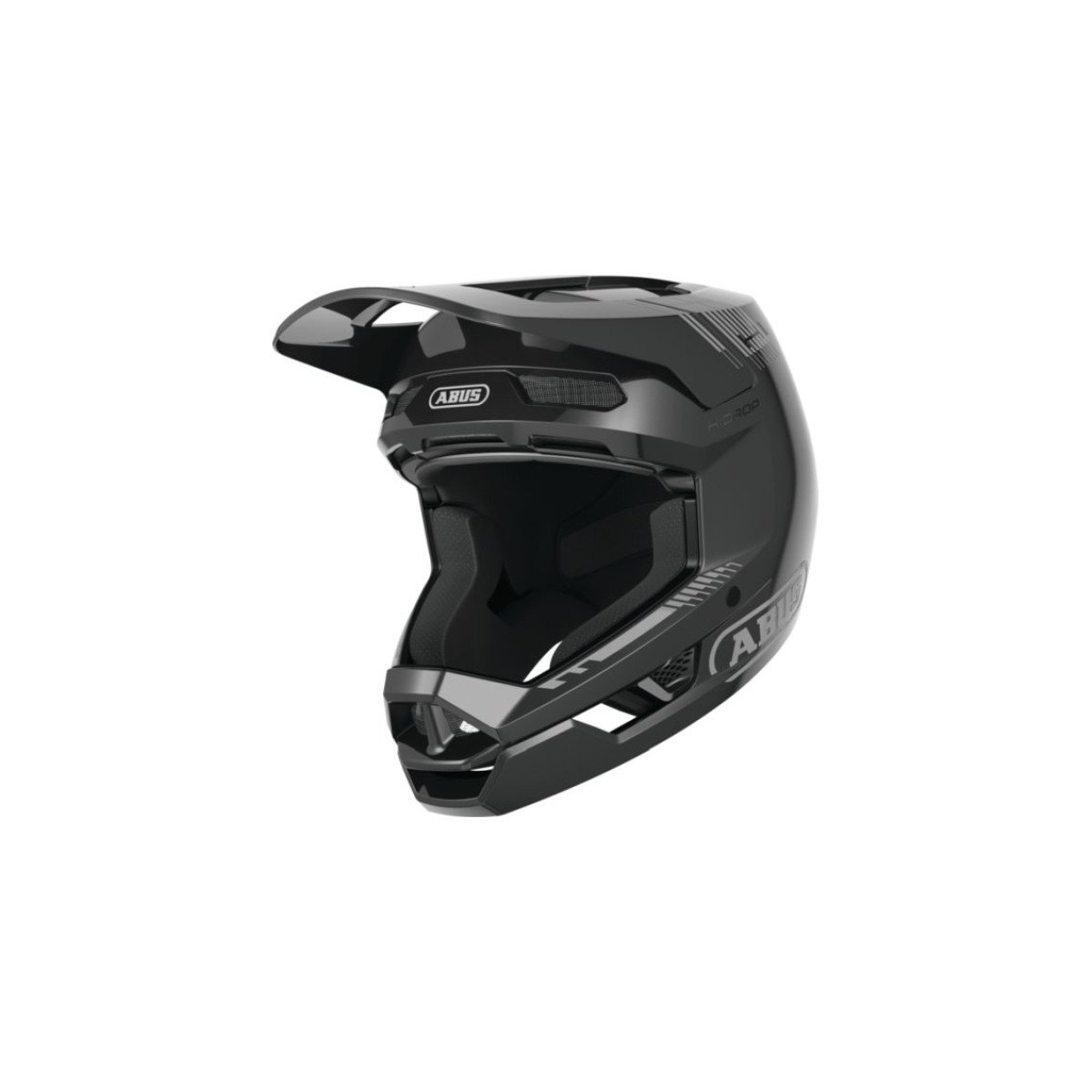 ABUS HiDrop Muted Black pilno veido MTB šalmas