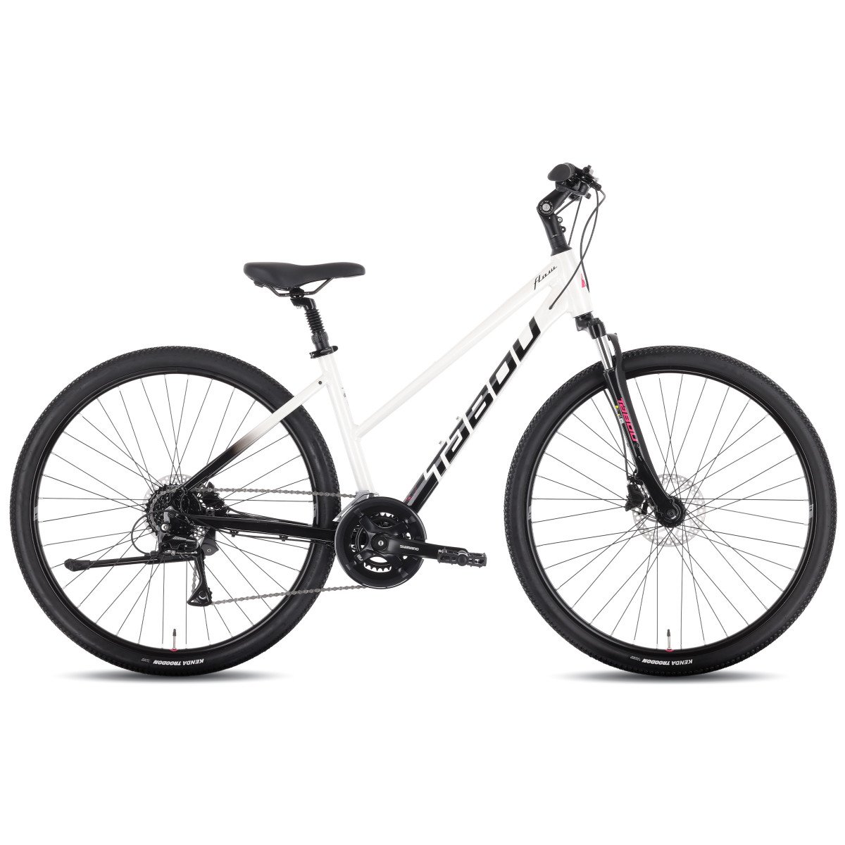 Tabou Flow 2 W black-white dviratis