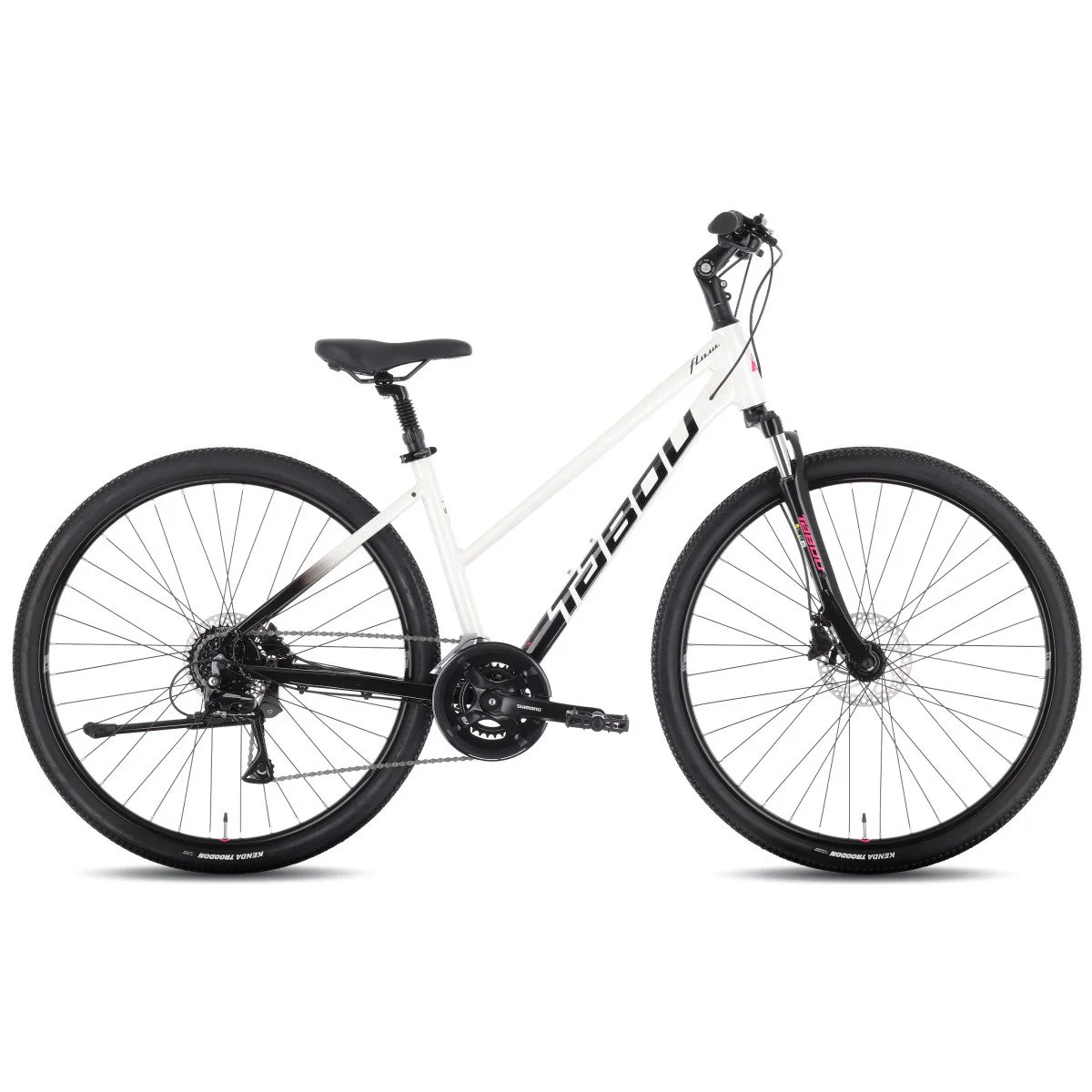 Tabou Flow 2 W black-white dviratis