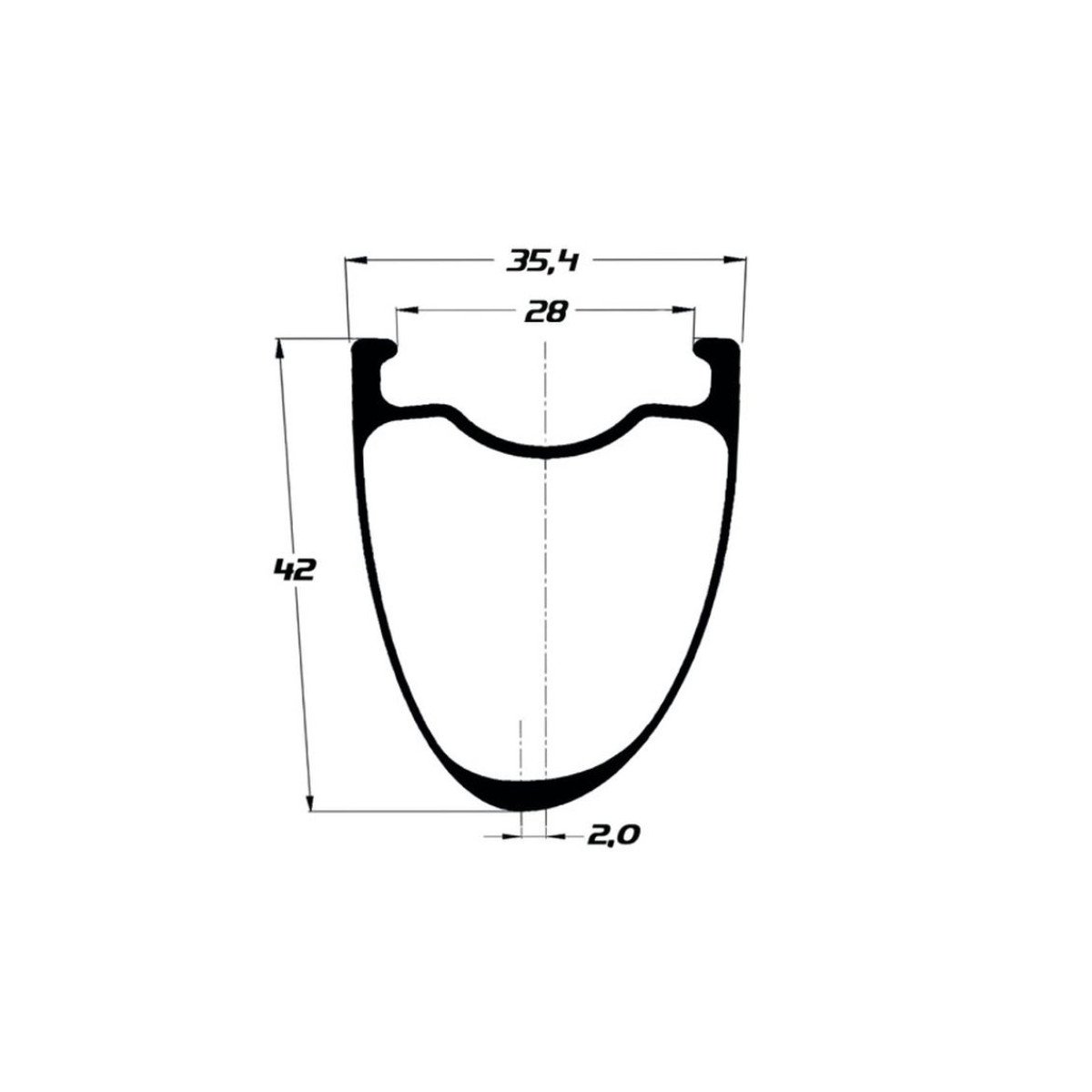 Duke Baccara WRX 42 SLR2 / DT 350 CL JB Shimano 11S Brass ratų komplektas 700C