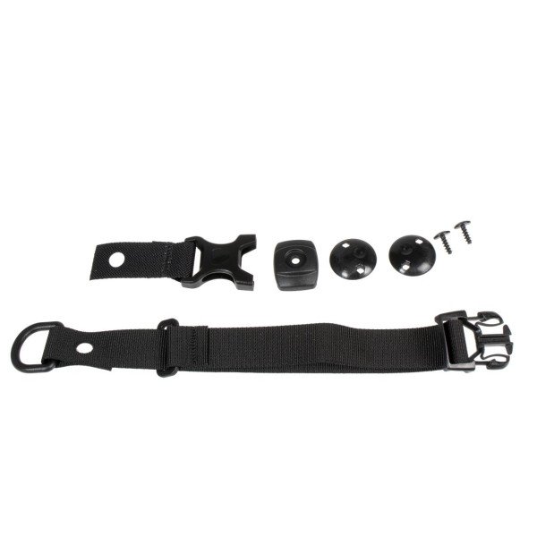 Ortlieb QL2.1 Pagalbinio užsegimo dirželis krepšiui Back-Roller, Sport-Roller, su varžtais ir sagtimi