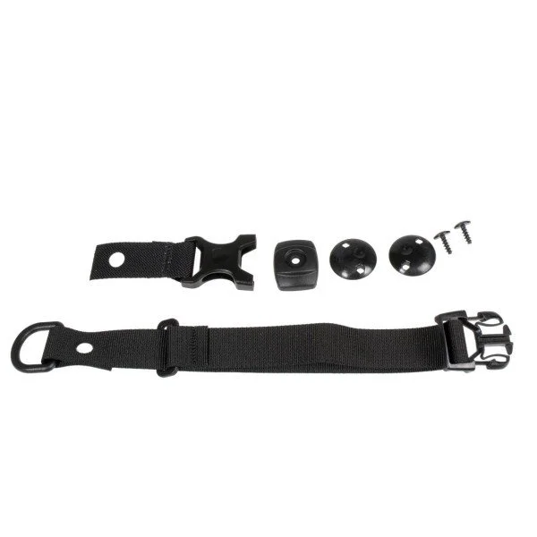 Ortlieb QL2.1 Pagalbinio užsegimo dirželis krepšiui Back-Roller, Sport-Roller, su varžtais ir sagtimi