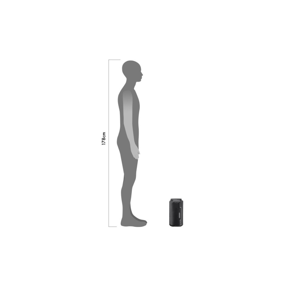 Ortlieb Dry-Bag Light Black krepšys | 12L