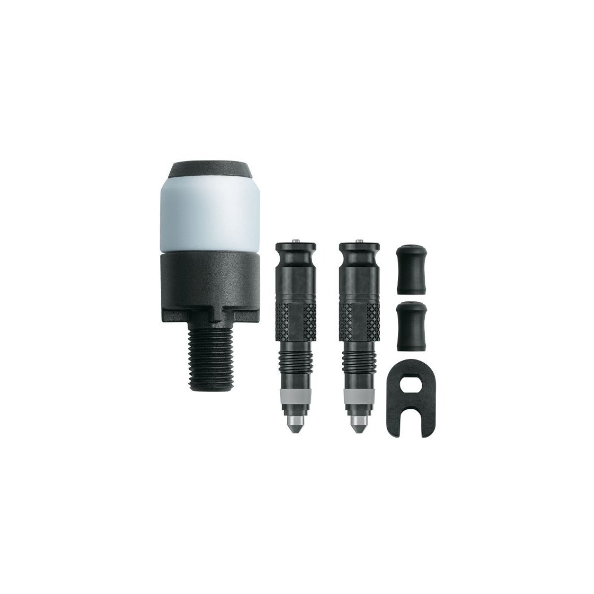 Schwalbe Clik Ventilių ir pompos adapterio komplektas | Presta-Schwalbe Clik Valve