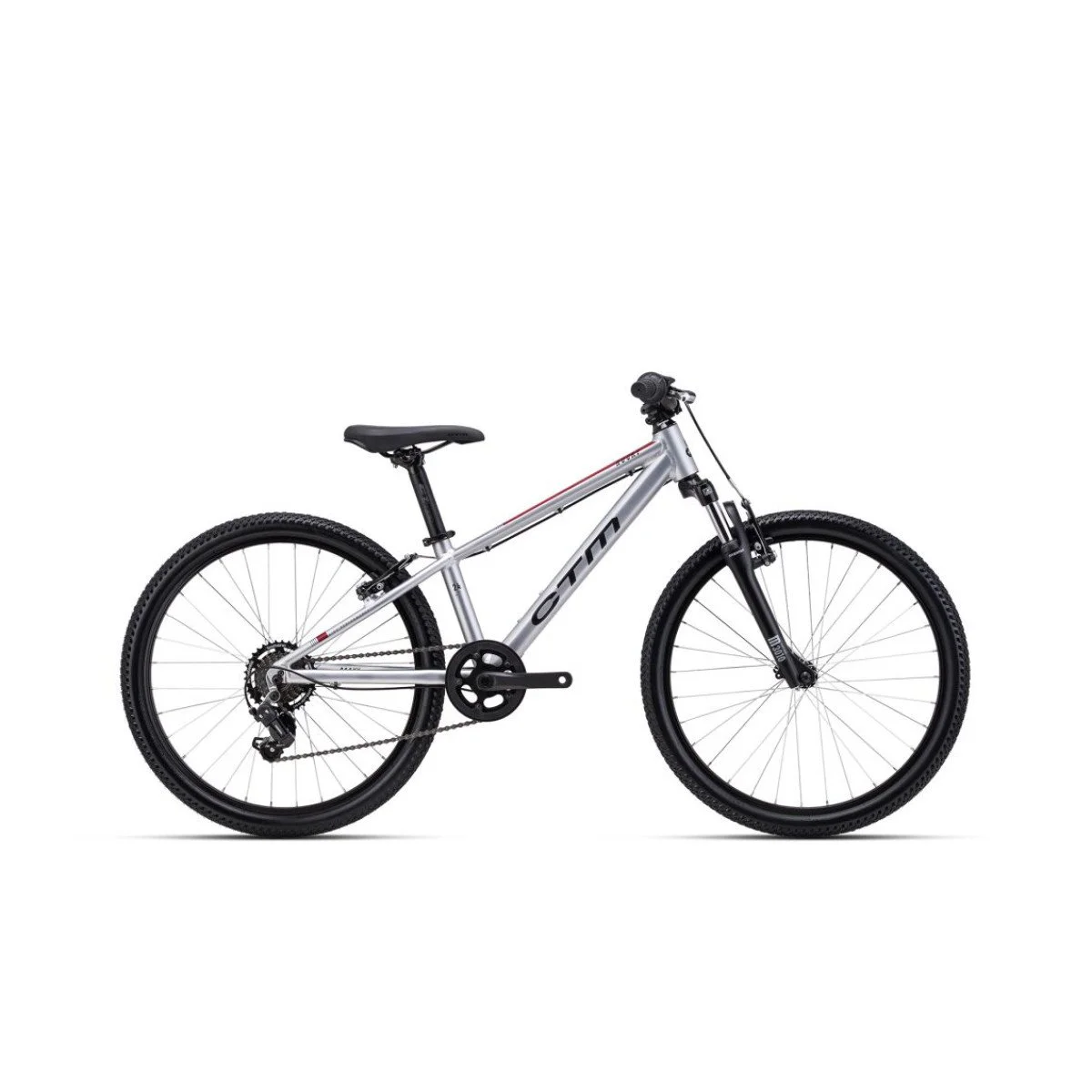 CTM Rocky 1.0 24" 2026 Matt Silver dviratis paaugliams