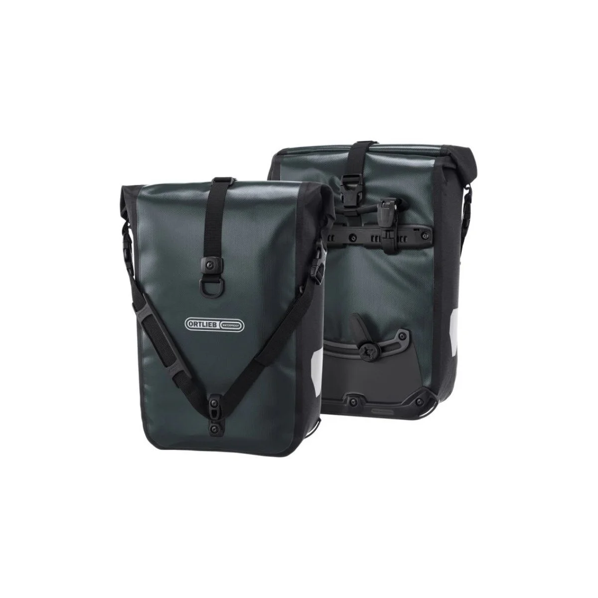 Ortlieb Sport-Roller Asphalt - Black krepšių komplektas ant bagažinės | 14.5L