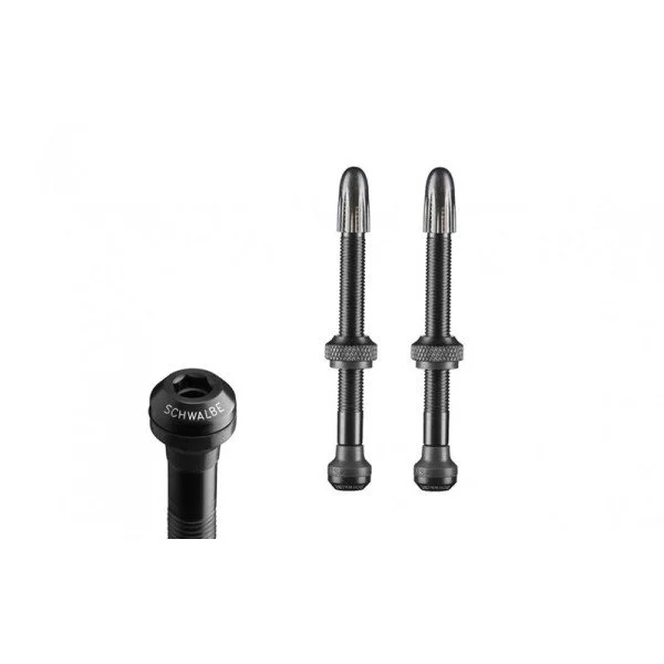 Ventilių bekamerinių komplektas Schwalbe FV60mm