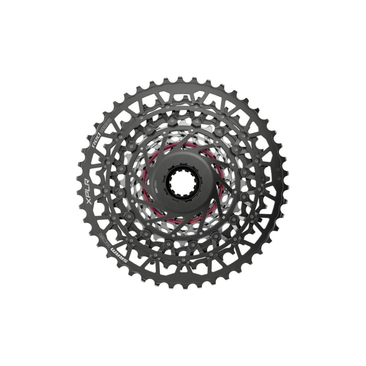 SRAM XG-1391 Red E1 XPLR 10-46T galinis žvaigždžių blokas | 12 pavarų