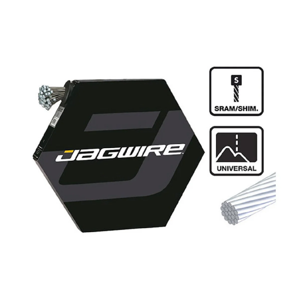 Pavarų trosai Jagwire Basics Galvanized 100 vnt