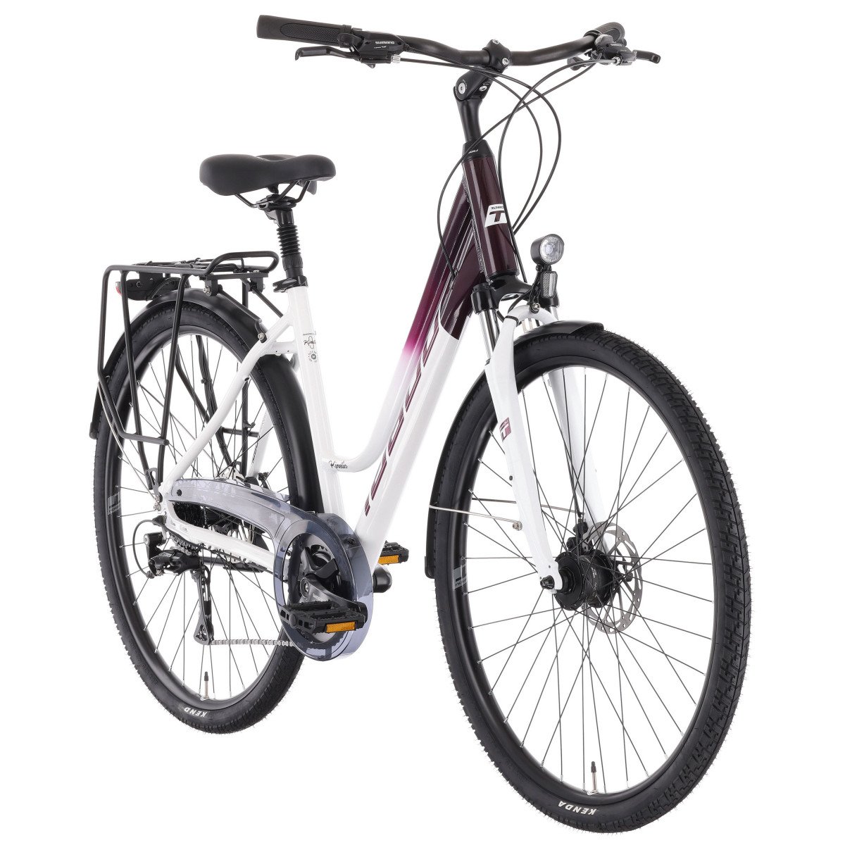 Tabou Kinetic 3 W white-burgundy dviratis