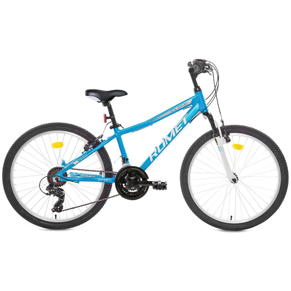 Romet Jolene 24 2025 turquoise-pink dviratis