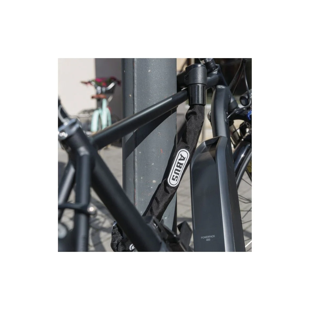 ABUS Citychain 1010/85 Black grandininė spyna