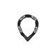 ABUS Citychain 1010/85 Black grandininė spyna